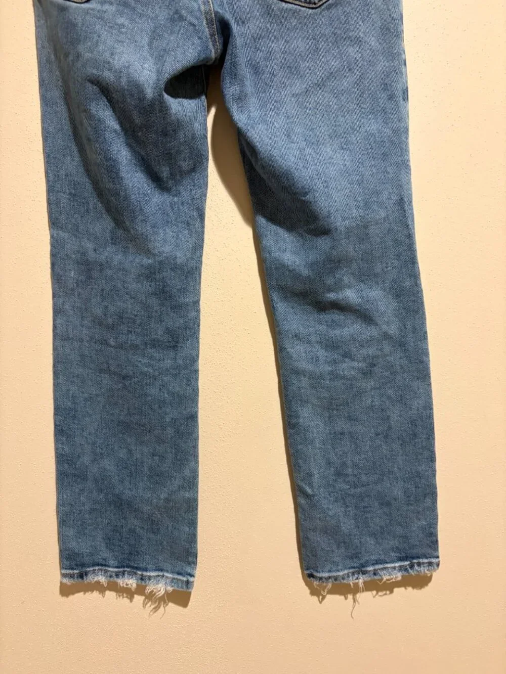 Good American Soft Tech Good Legs Straight Jeans Indigo333